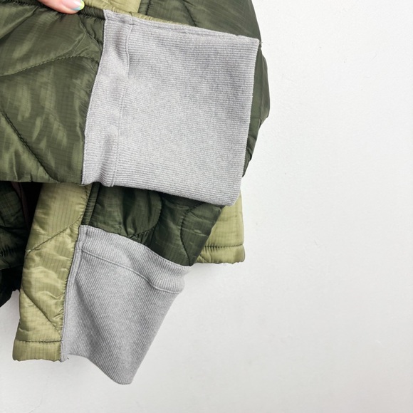 NWT All Row Isabella Green Quilted Tie Jacket Sz M - Picture 8 of 12